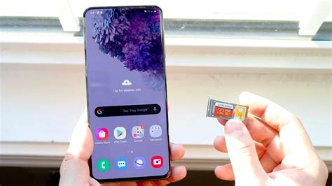 Samsung S20 FE: How To Insert Sim Cards & Micro SD Card.